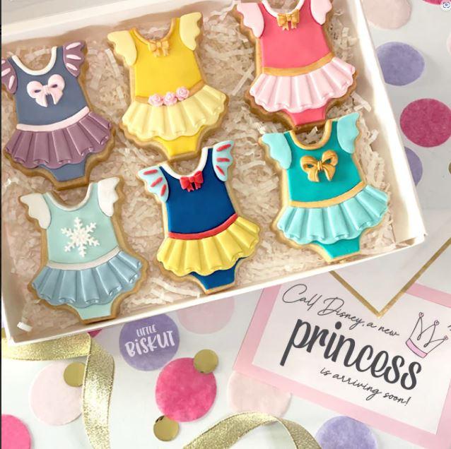 Onesie with Tutu Stamp and Cookie/Biscuit Cutter Set (Little Biskut)