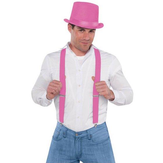 Suspenders/Braces Neon Pink