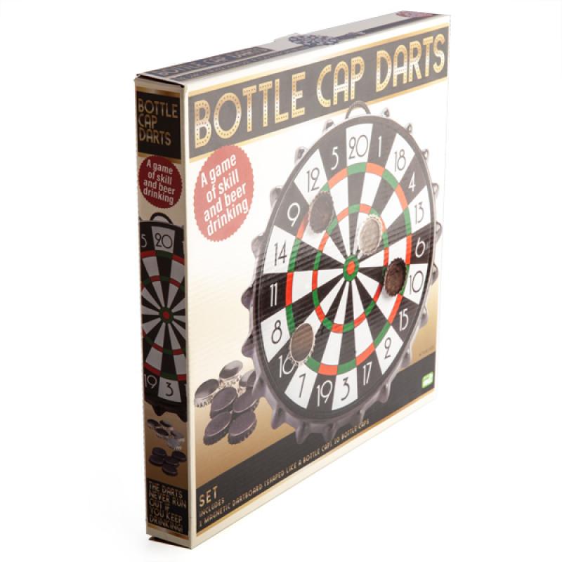 Drinking Game Magnetic Bottle Top/Cap Darts Game
