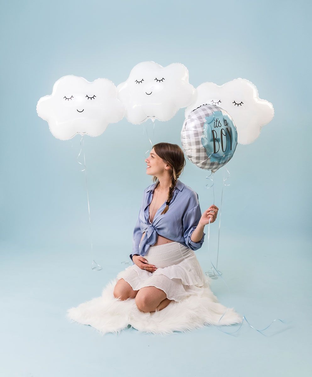 Balloon Foil Shape Fluffy Cloud 61cm