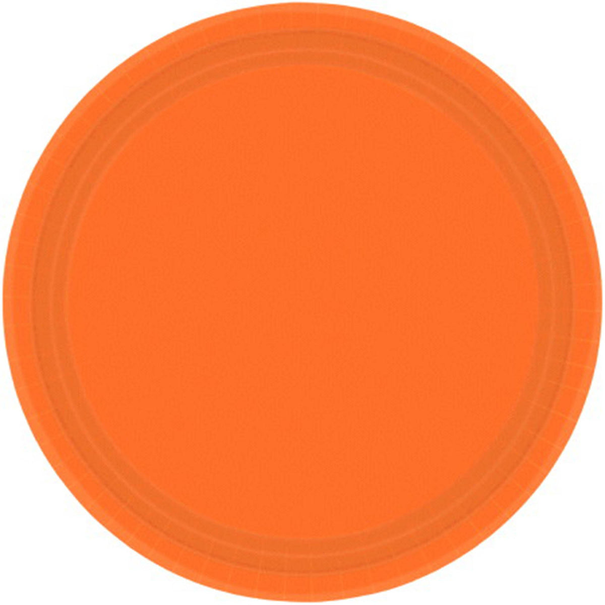 Paper Plates 23cm Orange Round 20 Pack FSC