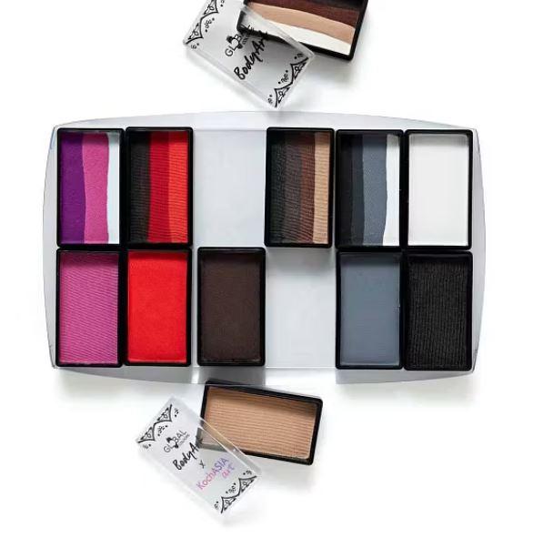 Face & Bodyart Paint Fun Stroke Animal Furry Friends Palette Professional