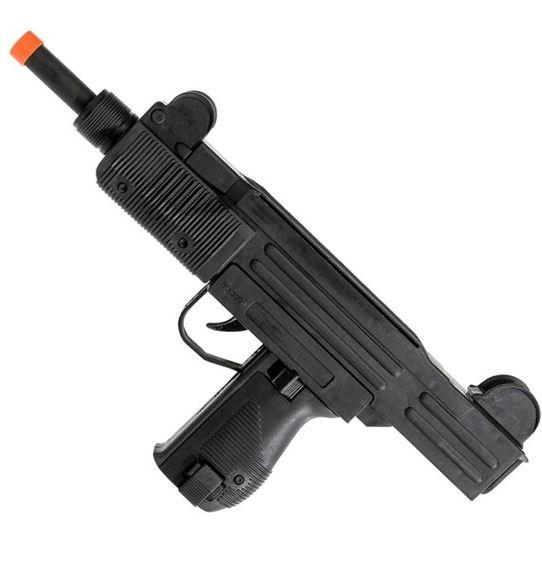 Costume Prop Plastic Uzi With Machine Gun Sound Novelty 38cm