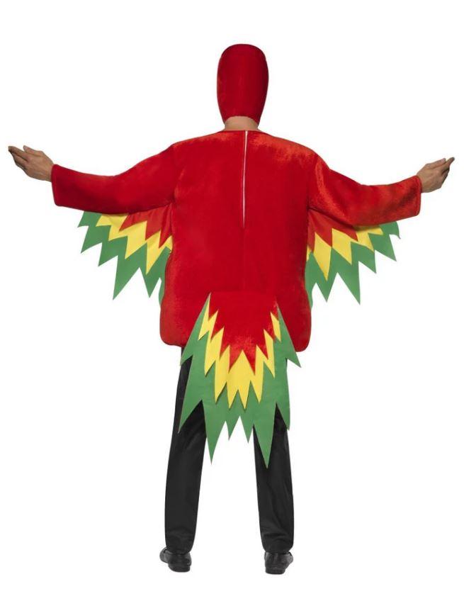 Costume Onesie Adult Animal Bird Parrot Medium