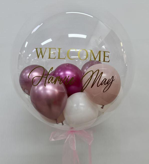 Small Custom Bubble Balloon With Message