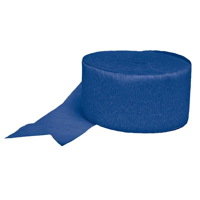 Crepe Streamer Royal Blue 45mm X25m
