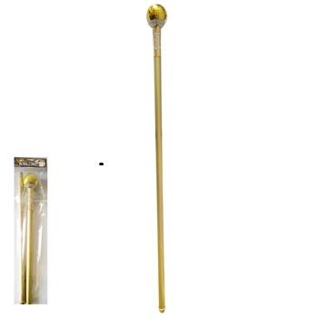 Costume Prop Stage/Dance Cane Bling Golden 88cm