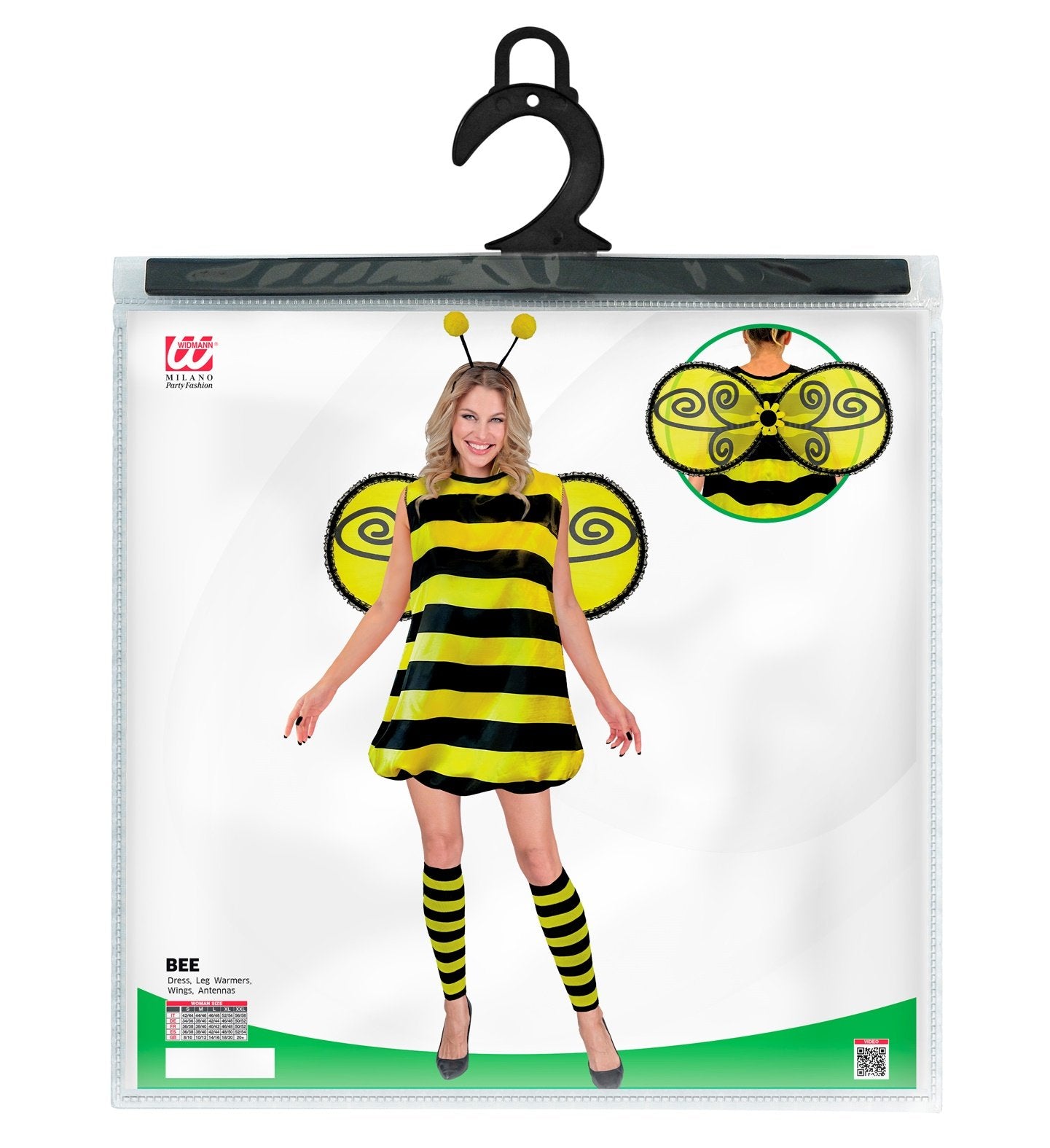 Costume Adult Animal Insect Bee Black & Yellow