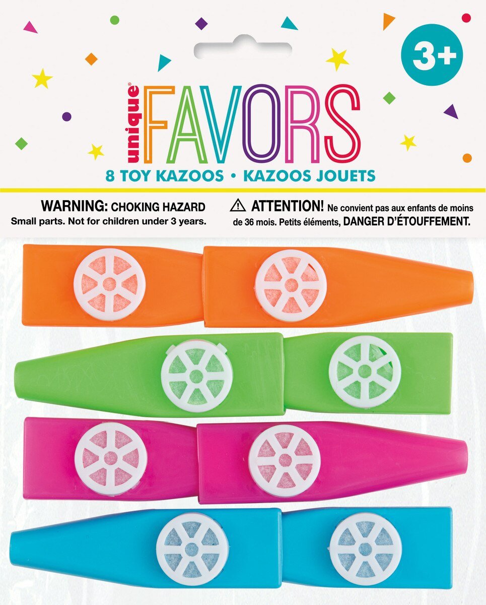 Lucky Dip/Loot Bag Favours Musical Toy Kazoos Pk/8