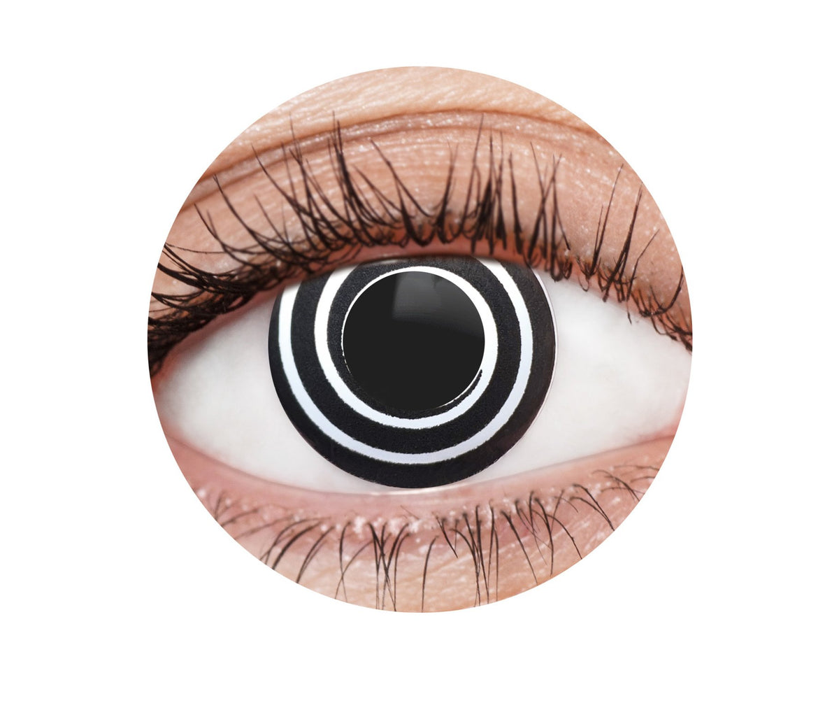 Contact Lense EyeFX Black Spiral