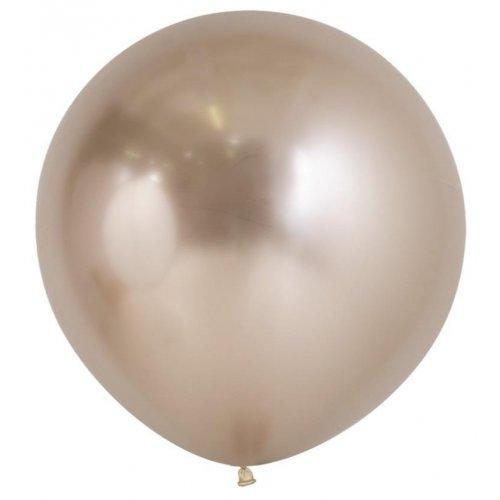 Balloons 60cm Reflex Champagne Sempertex Pk 3