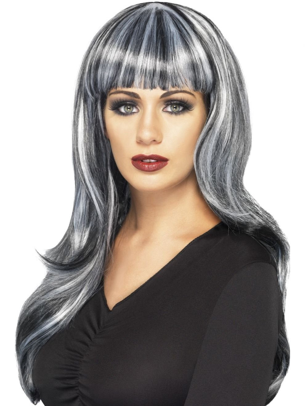 Wig Grey Sinster Siren - Discontinued Line Last Chance To Buy