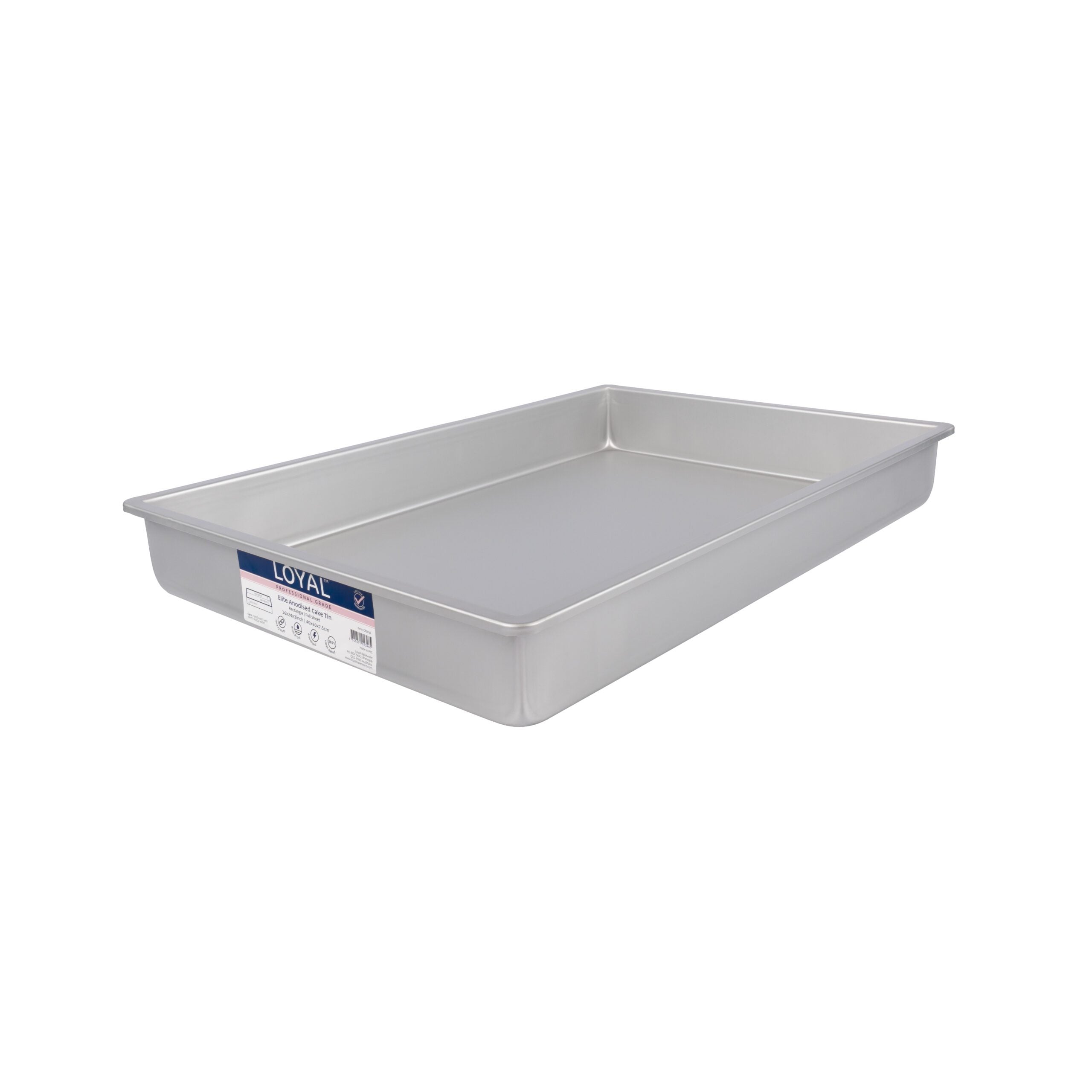 Cake Tin Full Slab 16x24x3 inch Loyal Elite Anodised