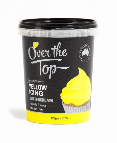 Buttercream Icing Yellow 425g Over The Top Cake Decorating