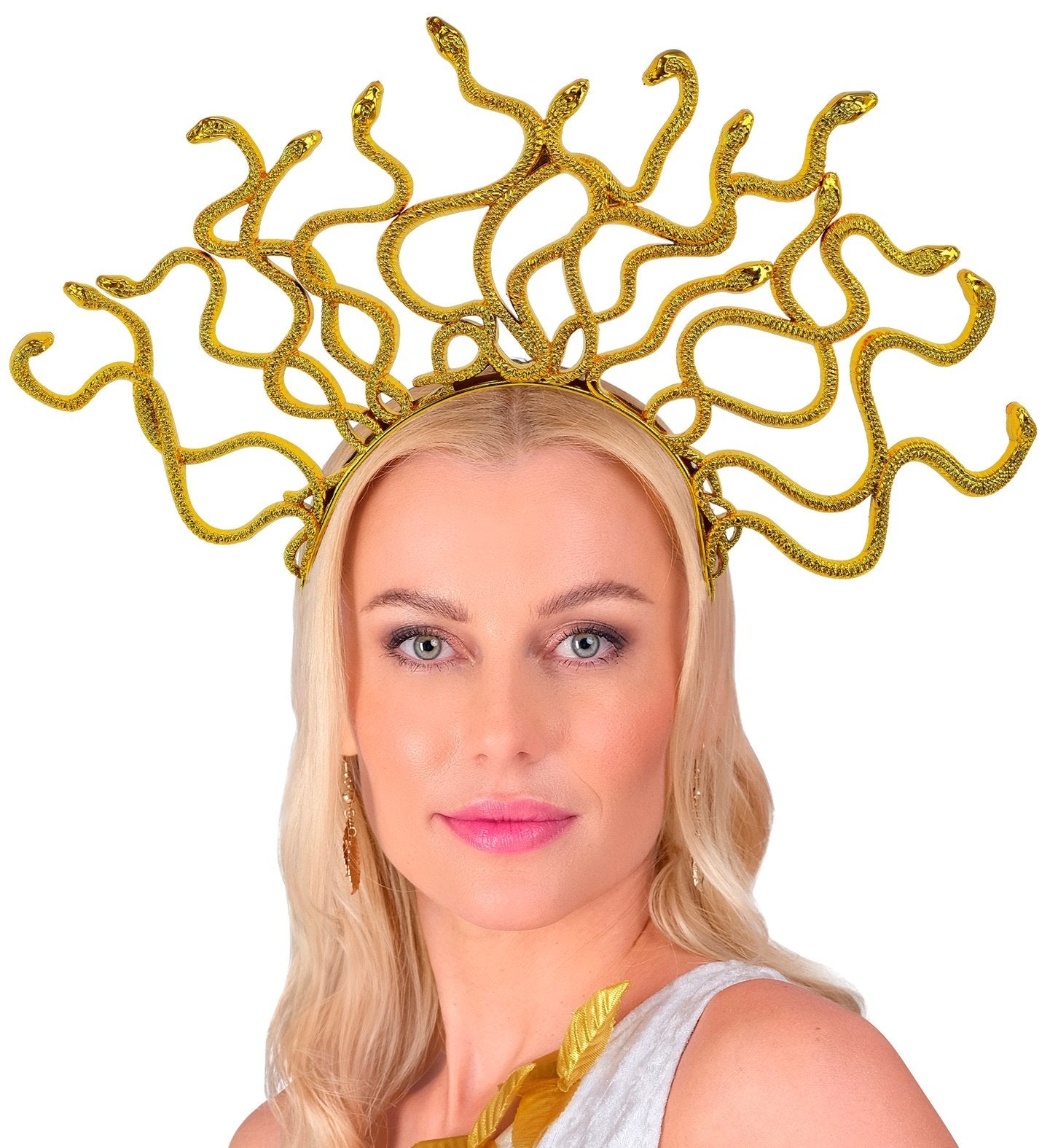 Costume Accessories Headband Medusa Golden Snakes Greek Mythology