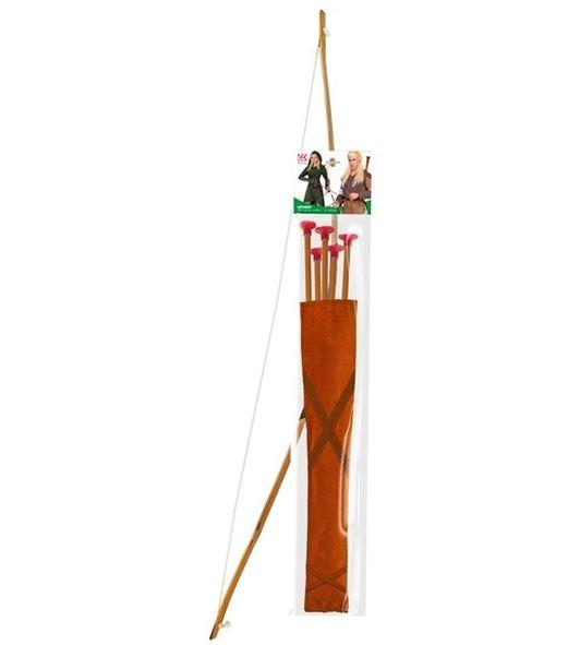 Weapon Prop Novelty Costume Archery Bow & Arrow Native American Indian Set