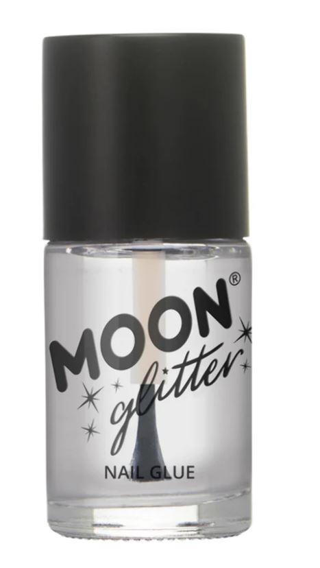 Nail Glue Moon Glitter Clear Cosmetics 14ml