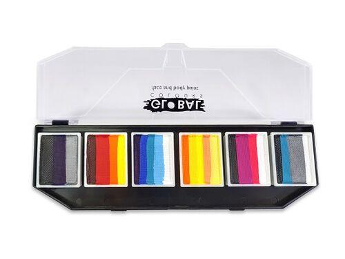 Face & Bodyart Paint Fun Stroke Hero Power Palette Professional