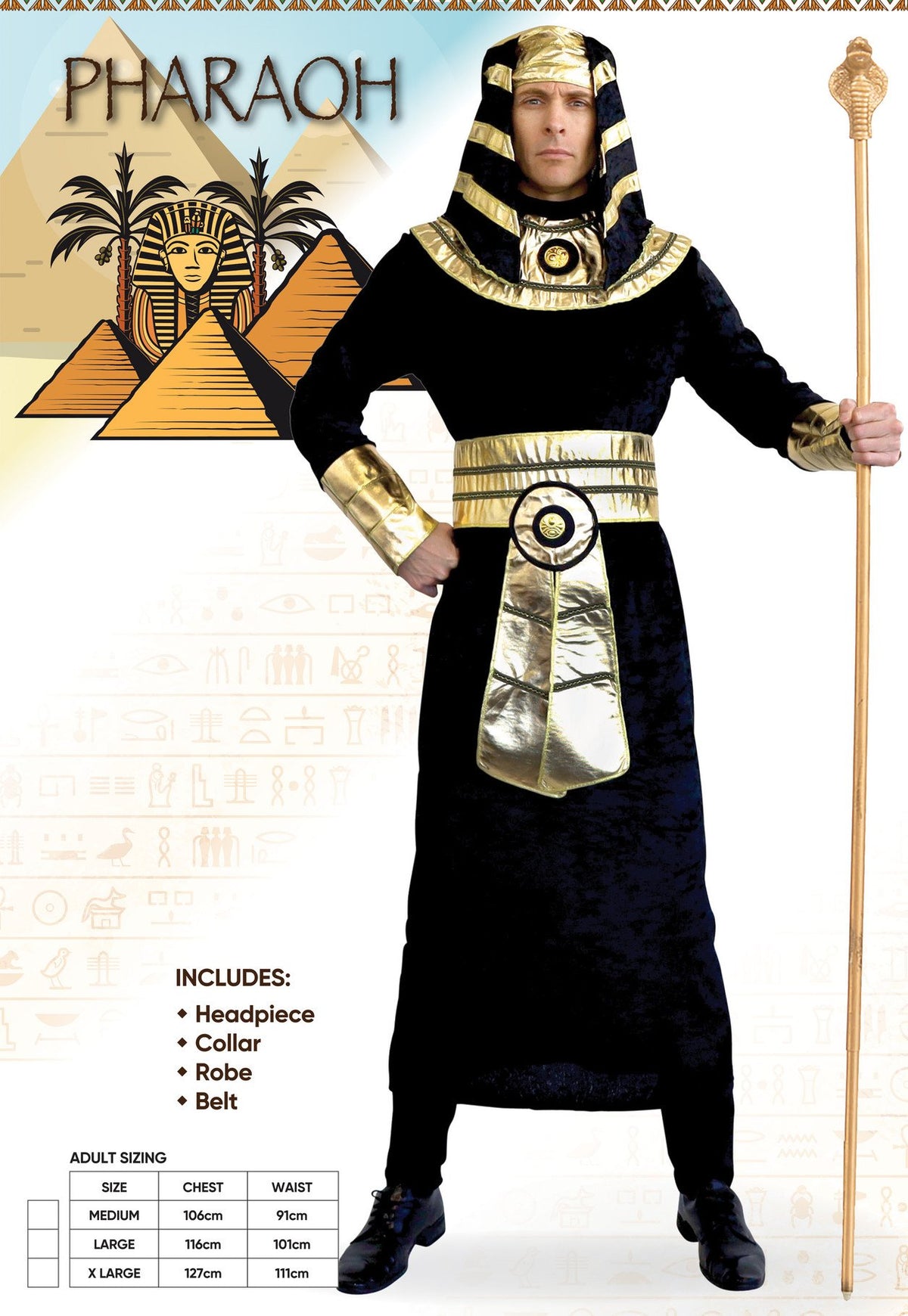 Costume Adult Pharaoh Egyptian