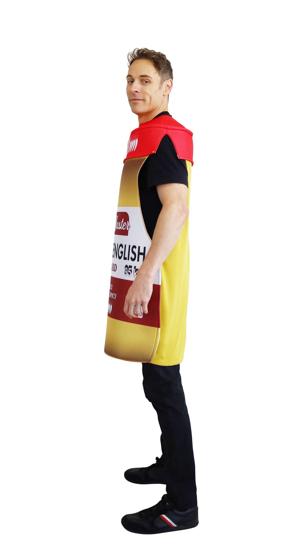 Costume Adult Very Hot English Mustard Sauce Food Novelty Funny One Size