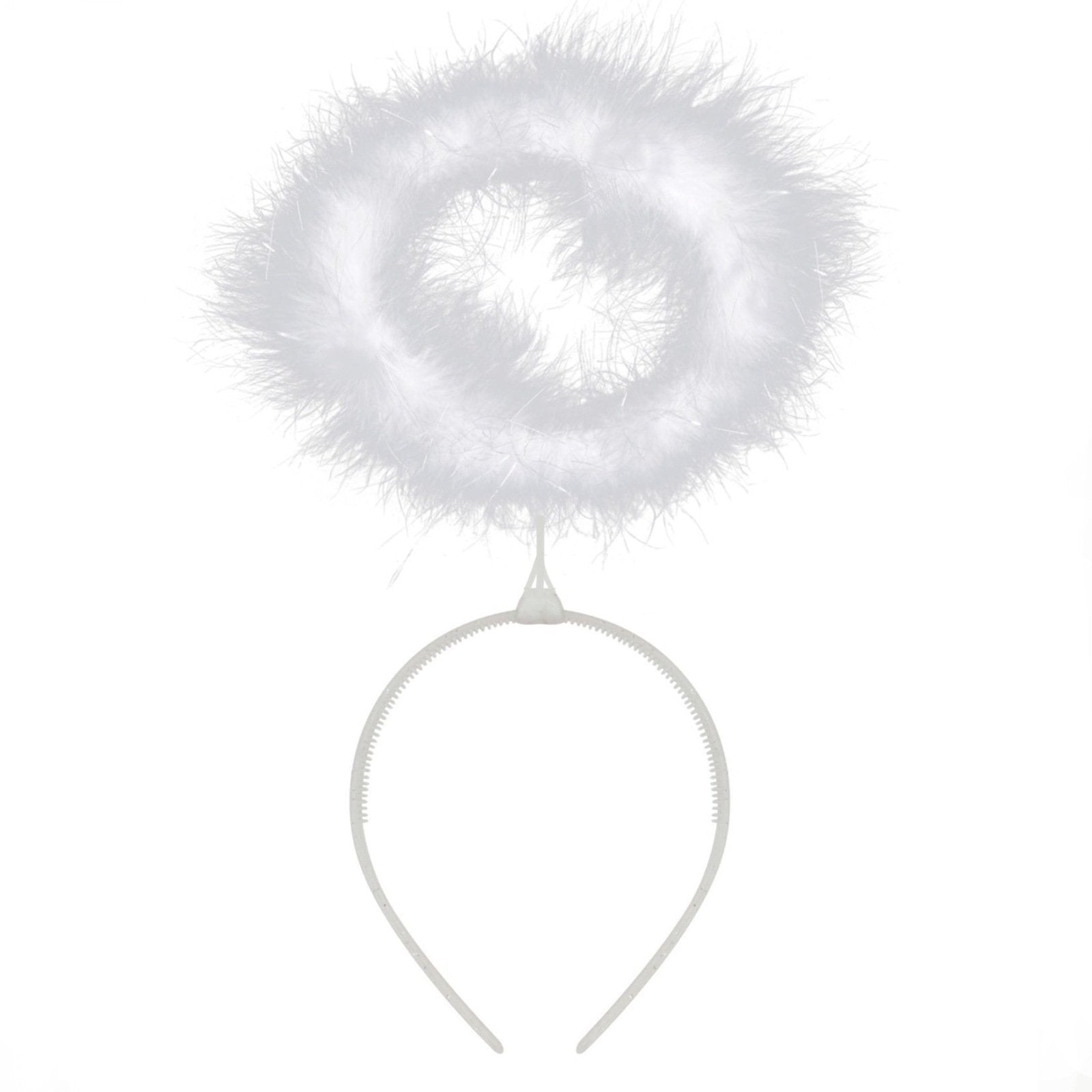 Halo Feathered Marabou White Angel
