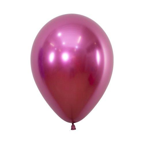Latex Balloon 12cm Reflex Fuchsia Sempertex Pk 50