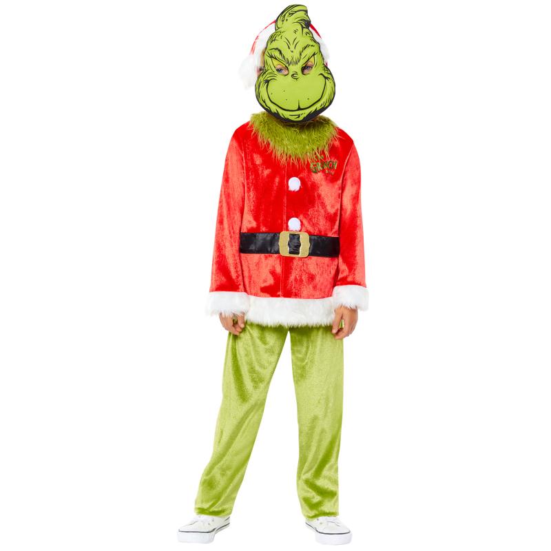 Costume Child The Christmas/Xmas Dr Seuss Grinch Size 10-12