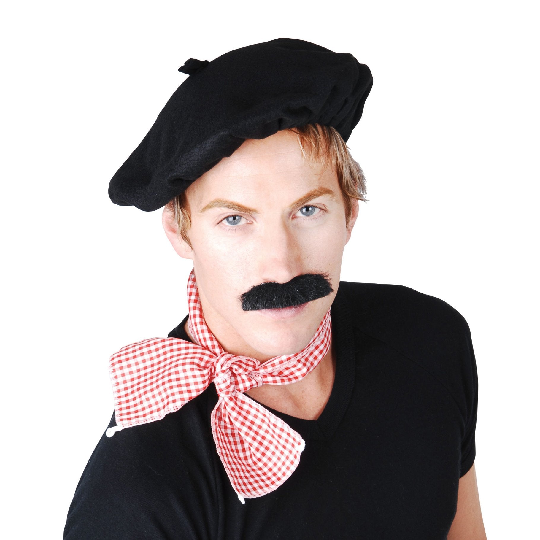 Hat Beret Black French / France