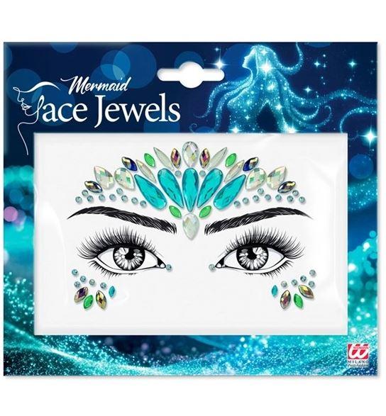 Face Jewels Mermaid Adhesive Costume Accessory