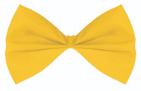 Yellow Team Spirit  Bow Tie Each Sports Supporter