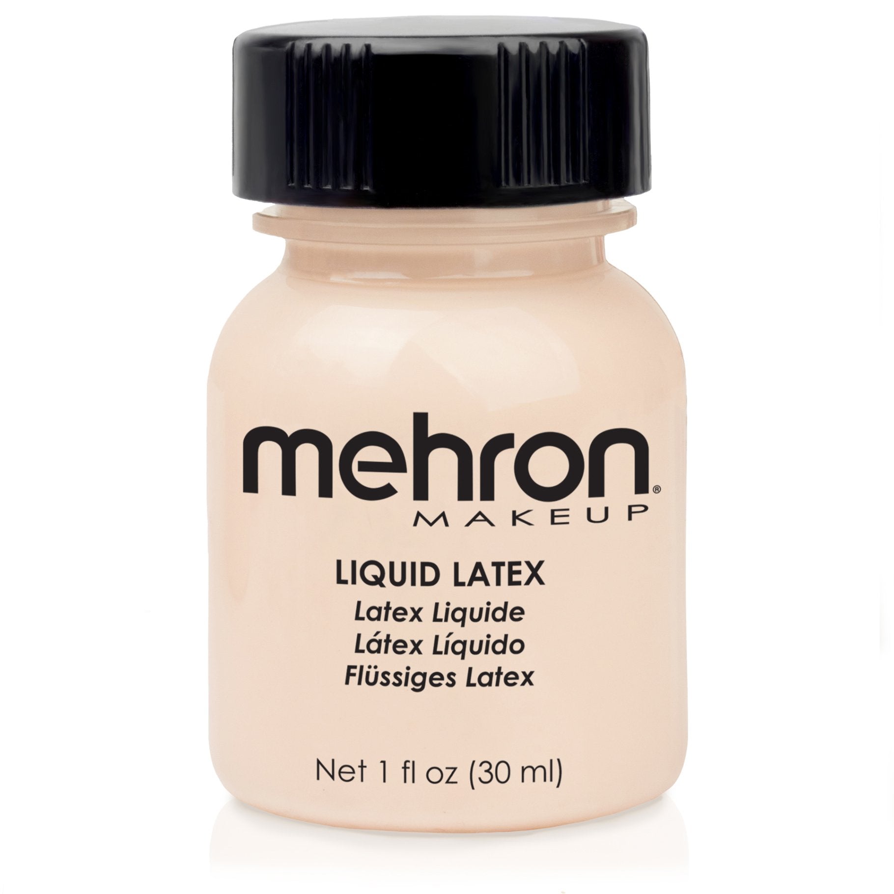 Liquid Latex Light Flesh Colour 30ml Deluxe Mehron Special Effects Adhesive