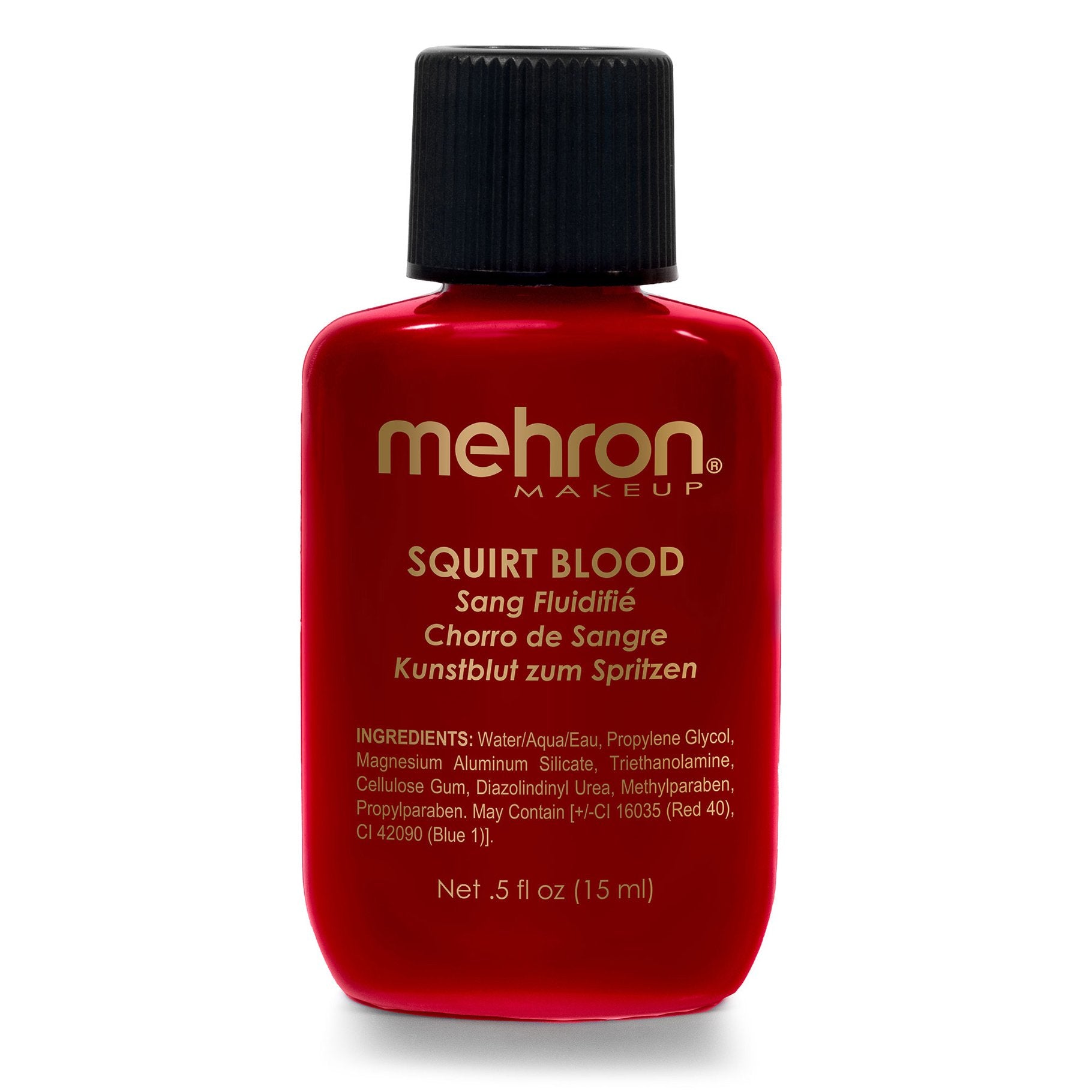 Make Up Special Fx Mehron Squirt Blood Bright Red 15ml Professional Quality
