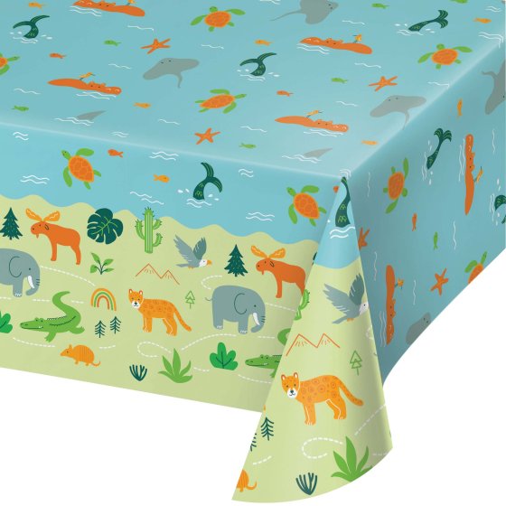 One Der Full World Adventure Paper Tablecover 1st Birthday - Last Chance