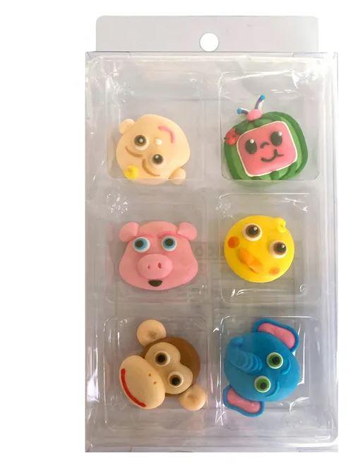 Edible Icing Decorations Cocomelon Pk/6