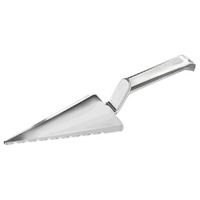 Catering Serving Cake/Pie Cutter/Lifter Plastic Silver Reusable 28cm Long