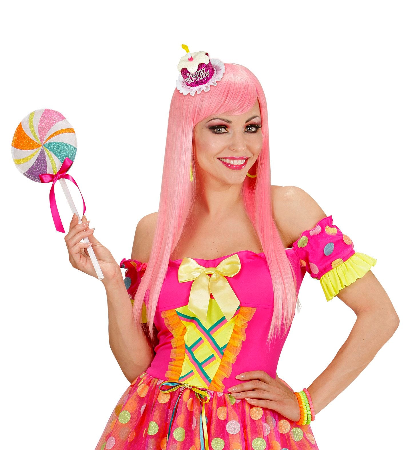 Hair Clip Happy Birthday Cake Assorted Styles