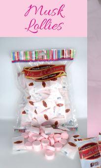 Lollies Musk Buttons 500g Wrapped Pittsworth Confectionery