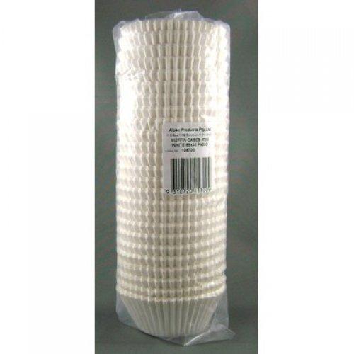 Cupcake Cases White Muffin #700 Pk/500 (55mm X 36mm)