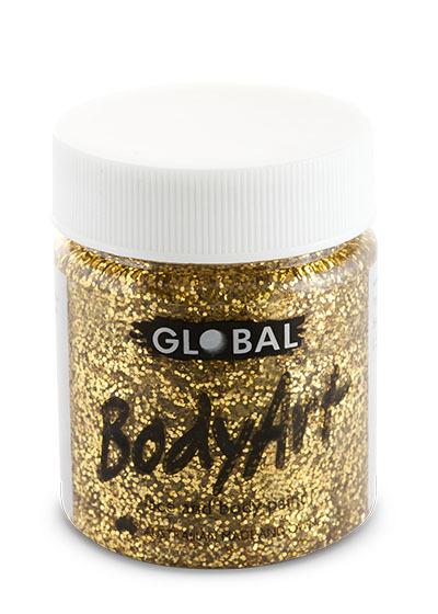 Face Paint Gold Glitter 45ml Tub