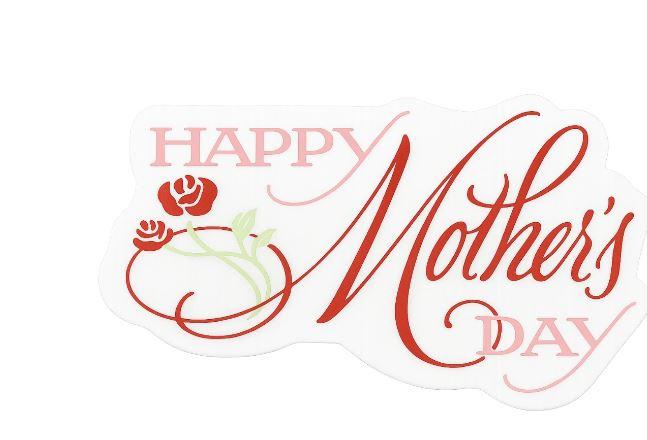 Cake Topper/Decorating Happy Mothers Day Plaque