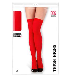 Pantyhose/Stocking Thigh High Red Hosiery