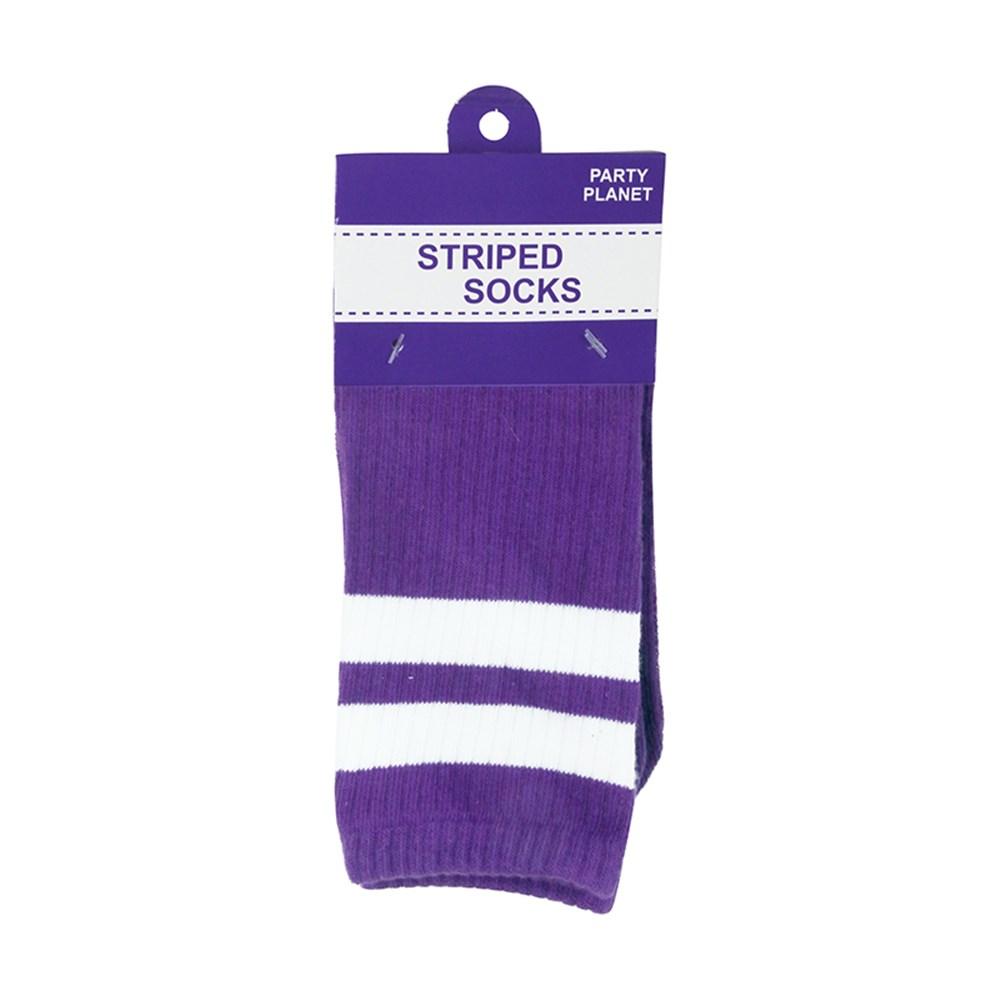 Purple Team Spirit Socks Sports Supporters