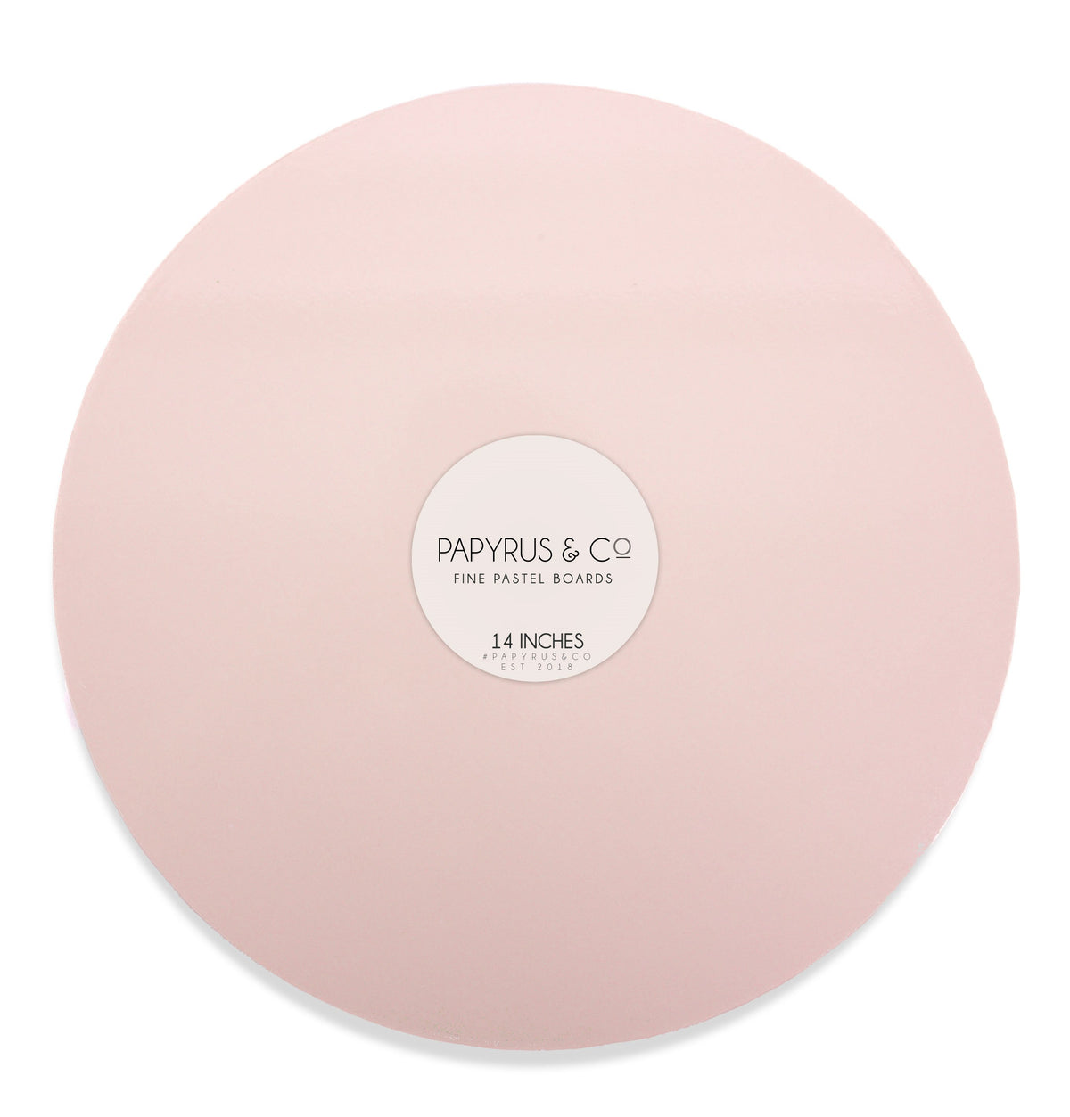 Cake Board MDF Round Pastel Pink 14 Inch