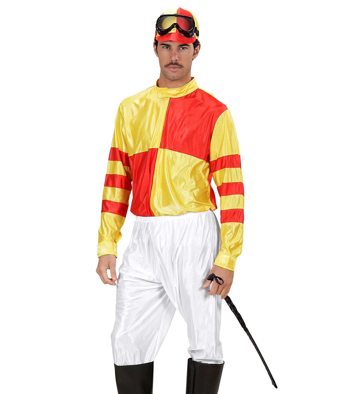 Costume Accessory Horse Riding Jockey/Circus Tamer Crop/Whip Black 60cm