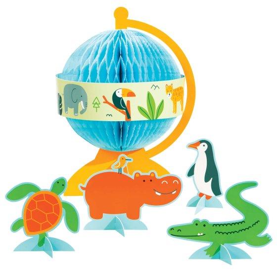 World Adventure Table Centrepiece 1st Birthday