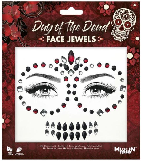 Face Jewels Day of the Dead MoonTerror