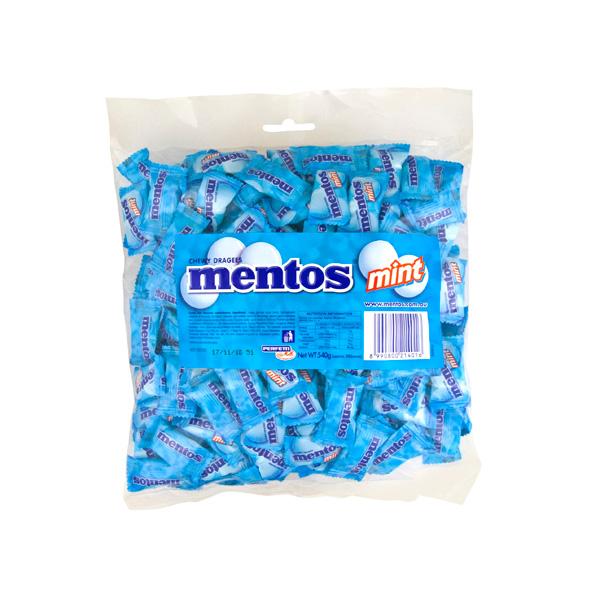 Confectionary Lollies Mentos Pillowpack Peppermint Pk/200