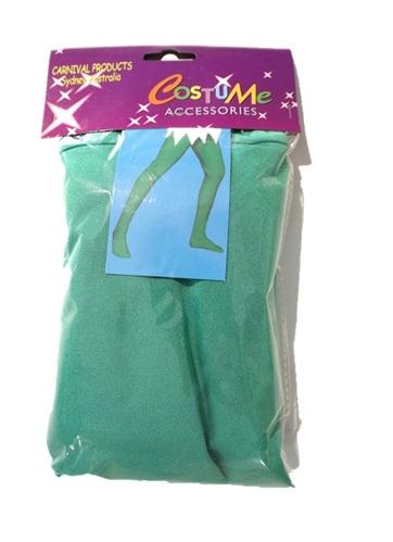 Green Lycra Tights Legware Mens