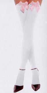 Pantyhose/Stocking Thigh High W/Pink Bows