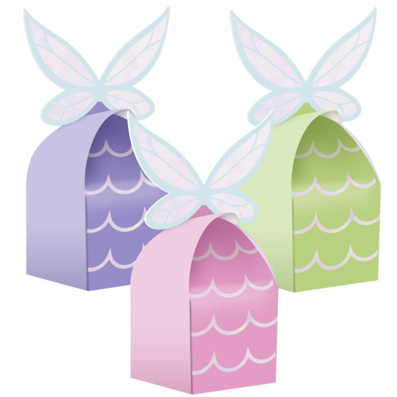 Fairy Forest Treat/Favour/Loot Boxes Cardboard Pk/8 16cm x 6cm